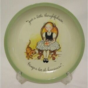 Holly Hobbie Plate "Just A Little Thoughtfulness..." Collector Edition USA Large